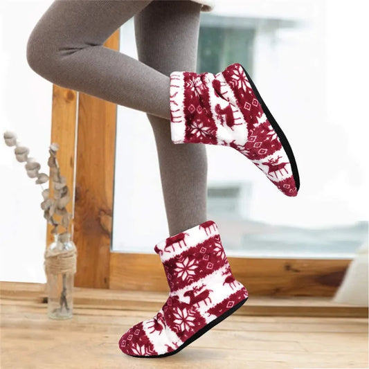 Christmas Slippers Boots