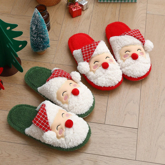 Christmas Plush Winter Slippers
