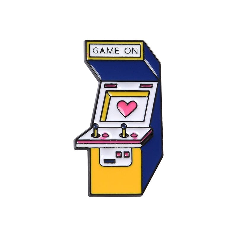 Retro Arcade Game Enamel Pins