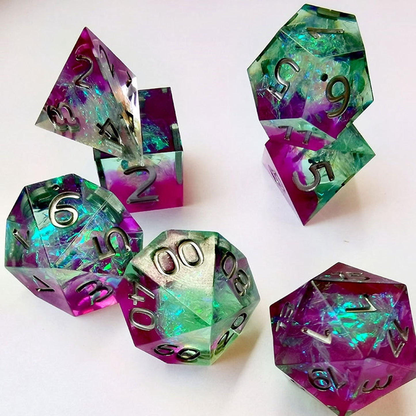 7 Set Polyhedral Dice
