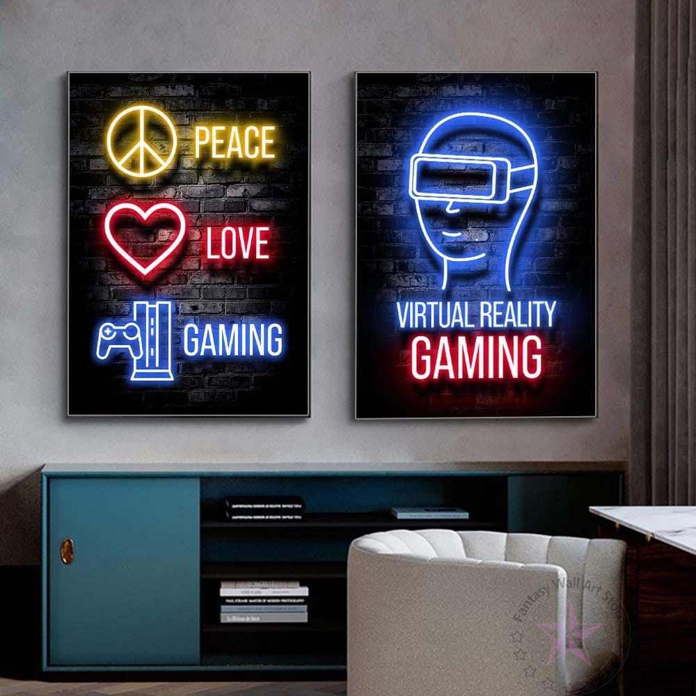 Canvas Gamer Posters