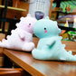 Dinosaur Plushie Doll Huggable Pink/Blue Stuffed Dino
