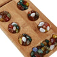 Travel Sized Mancala Game Board and Stones