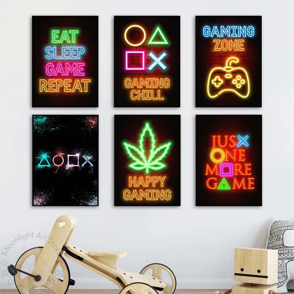 Canvas Gamer Posters