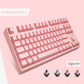 Pink Mechanical Keyboard USB Wired