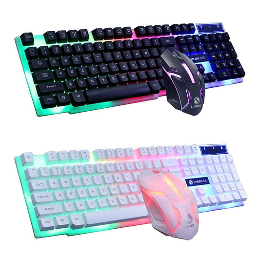 USB Wired Gaming Keyboard and Mouse Set