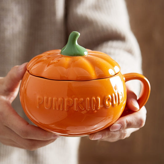 Pumpkin Thermos Ceramic Cup