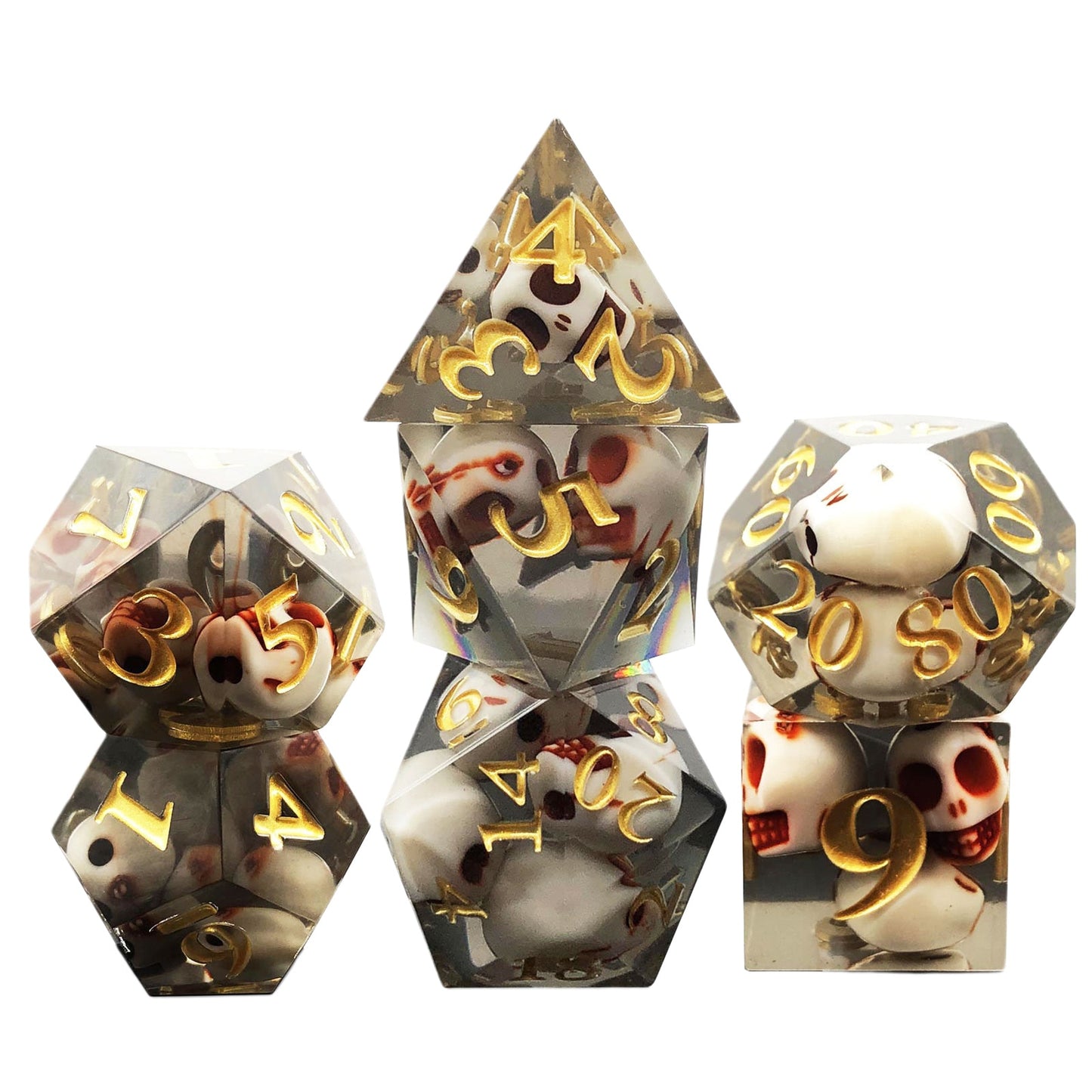 7 Set Polyhedral Dice