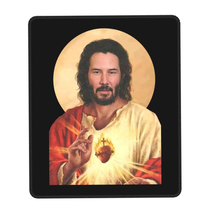 Saint Keanu Reeves Mouse Pad