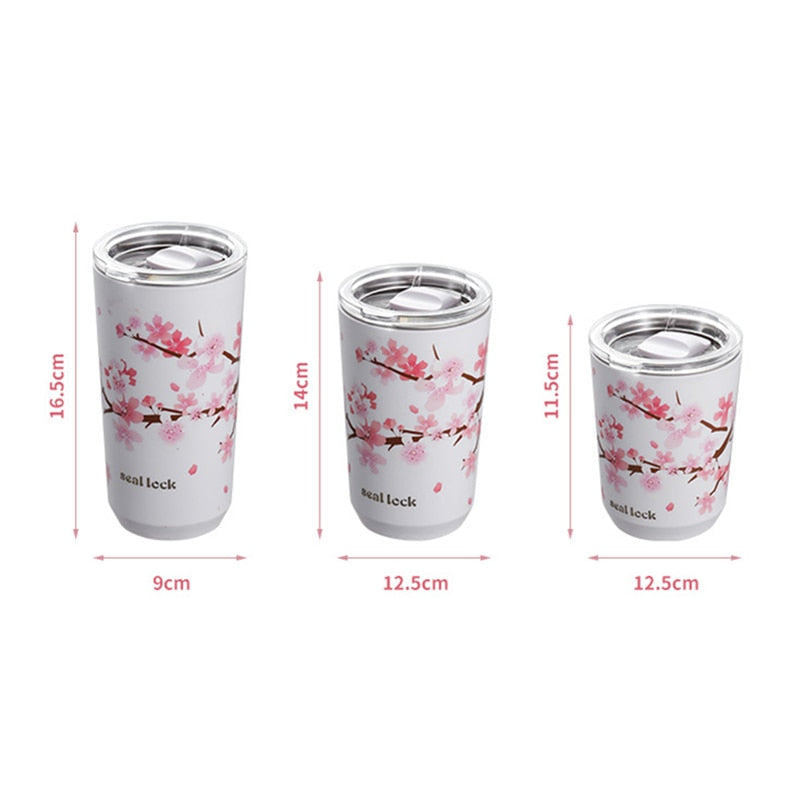 Cherry Blossom Leakproof Thermal Cup