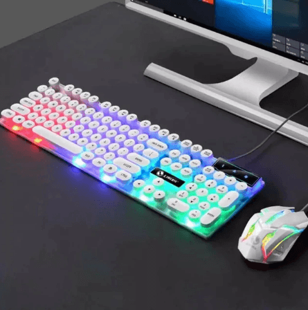 USB Wired Gaming Keyboard and Mouse Set
