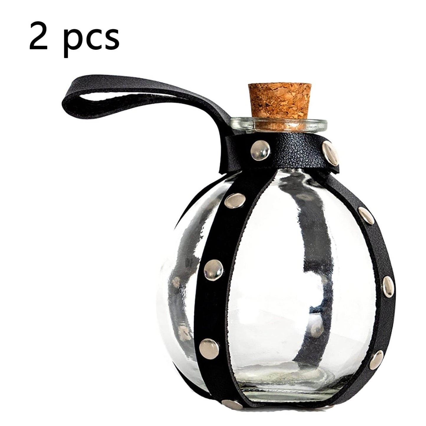 2 pcs Fantasy Alchemy Potion Flasks