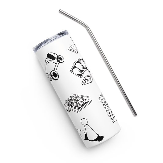 Stainless Steel Tumbler: Family Game Night/Party Games