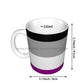 Asexual Flag Ceramic Mugs