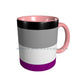 Asexual Flag Ceramic Mugs