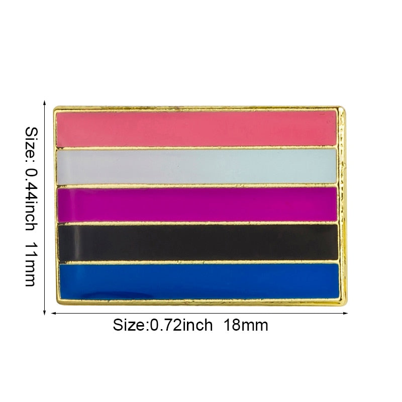 LGBTQ+ Pride Flag Pins