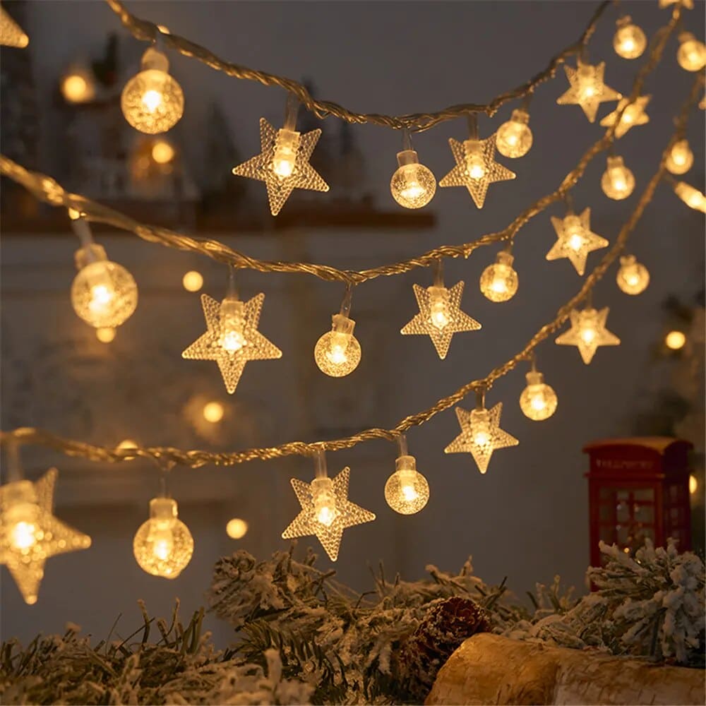 3D Christmas Shaped Fairy Lights