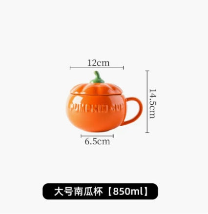 Pumpkin Thermos Ceramic Cup