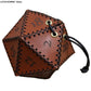 Leather D20 Dice Bag