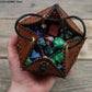 Leather D20 Dice Bag