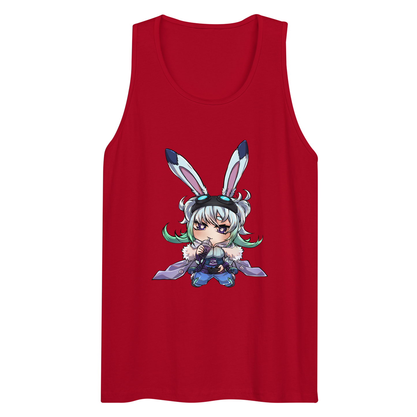 BeBe Drinking Boba Tea Tank Top