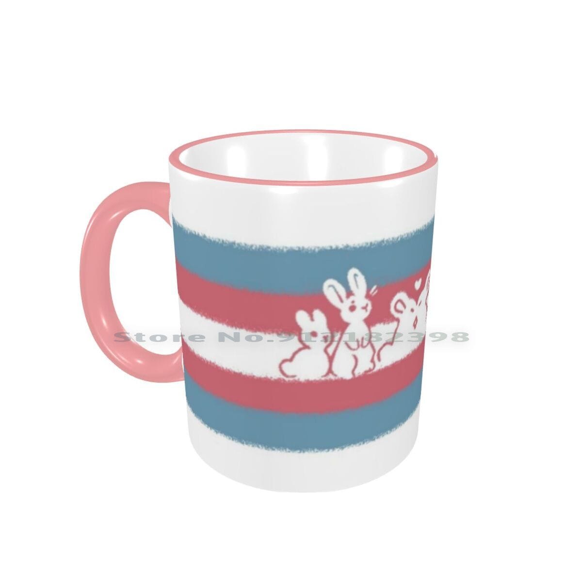 Trans Pride Rabbits Coffee/Tea Mug