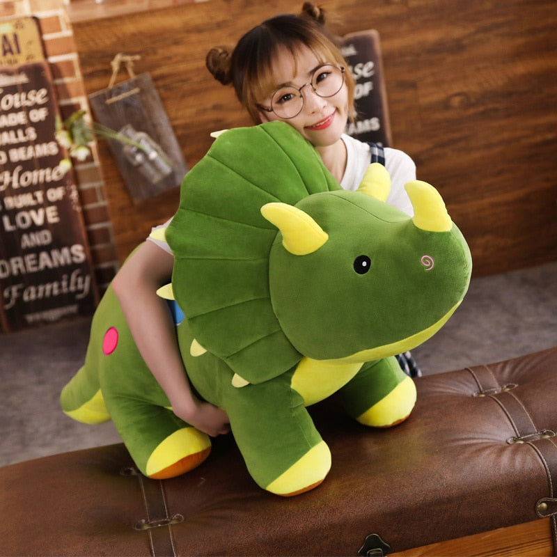 Big Plush Soft Triceratops