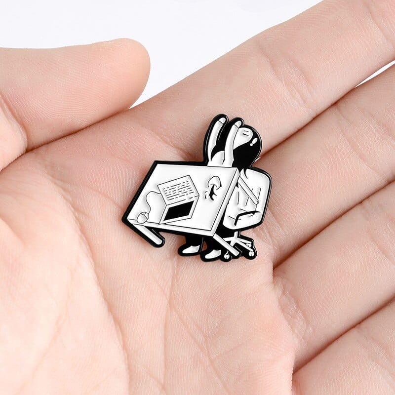 Table Flip Pin/Brooch