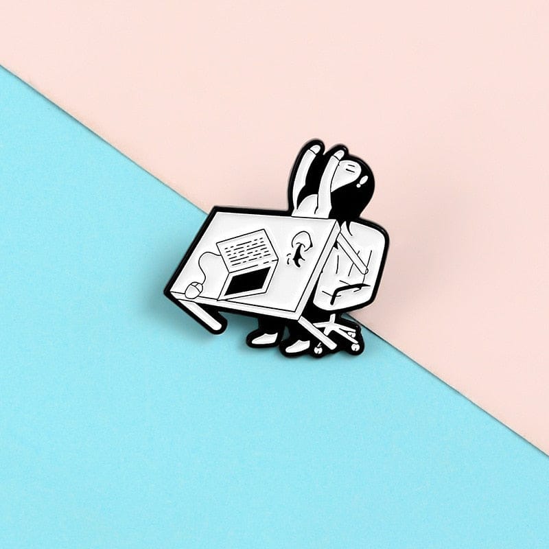 Table Flip Pin/Brooch