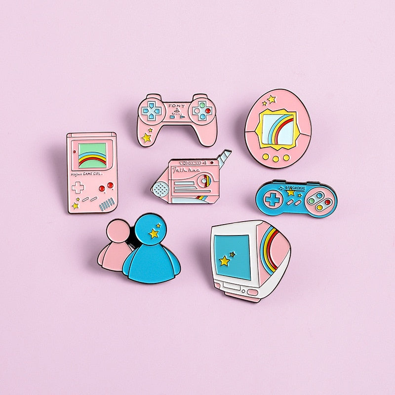 Retro Tech Pins/Brooches