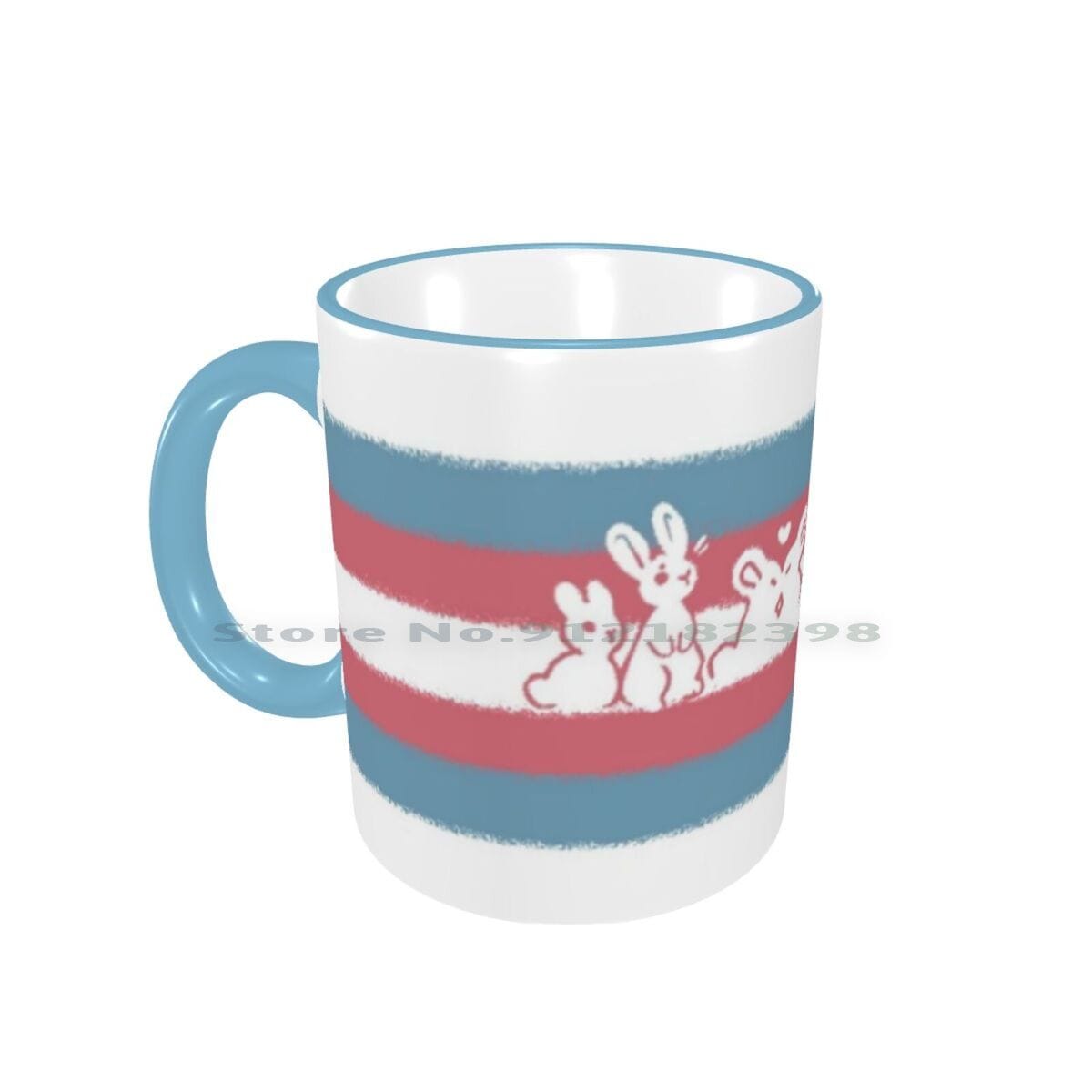 Trans Pride Rabbits Coffee/Tea Mug