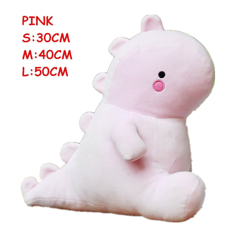 Dinosaur Plushie Doll Huggable Pink/Blue Stuffed Dino