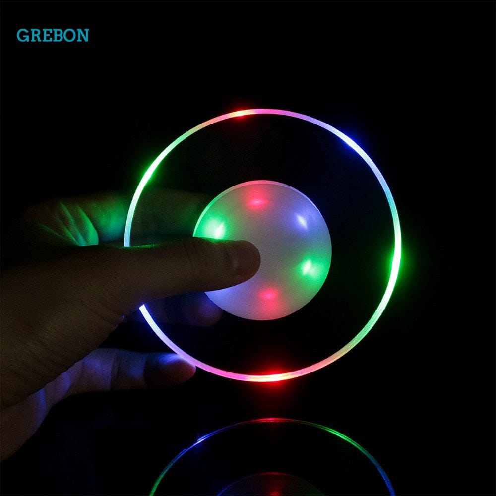 LED Coaster Cup Holder