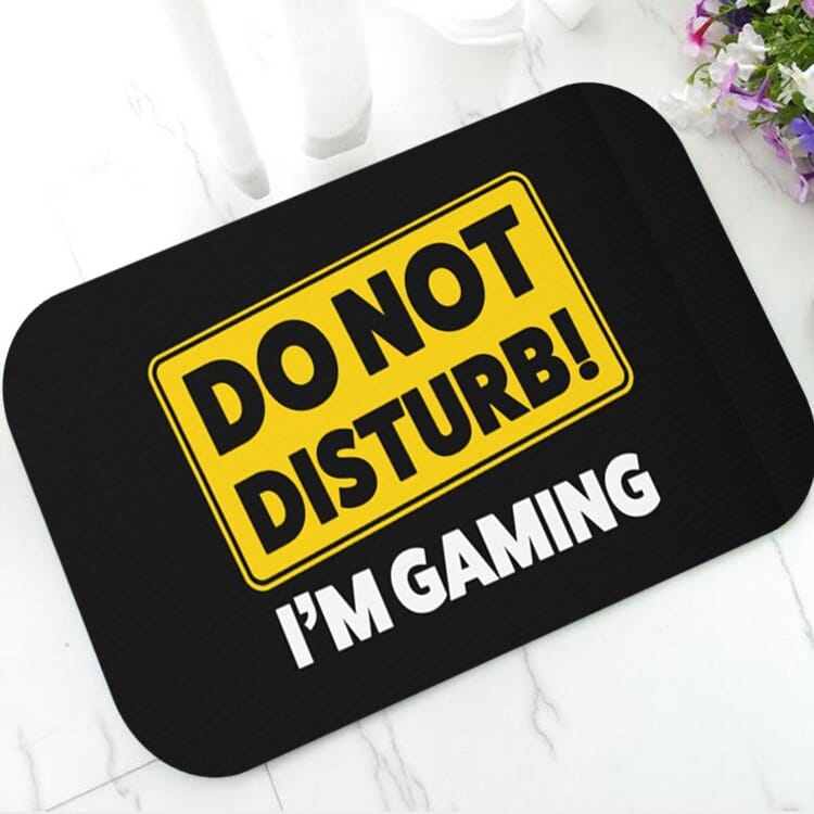 Do Not Disturb Gamer Unwelcome Floormats