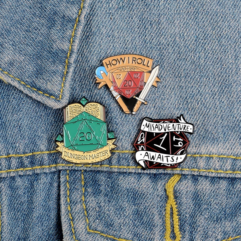 Tabletop Themed Pins