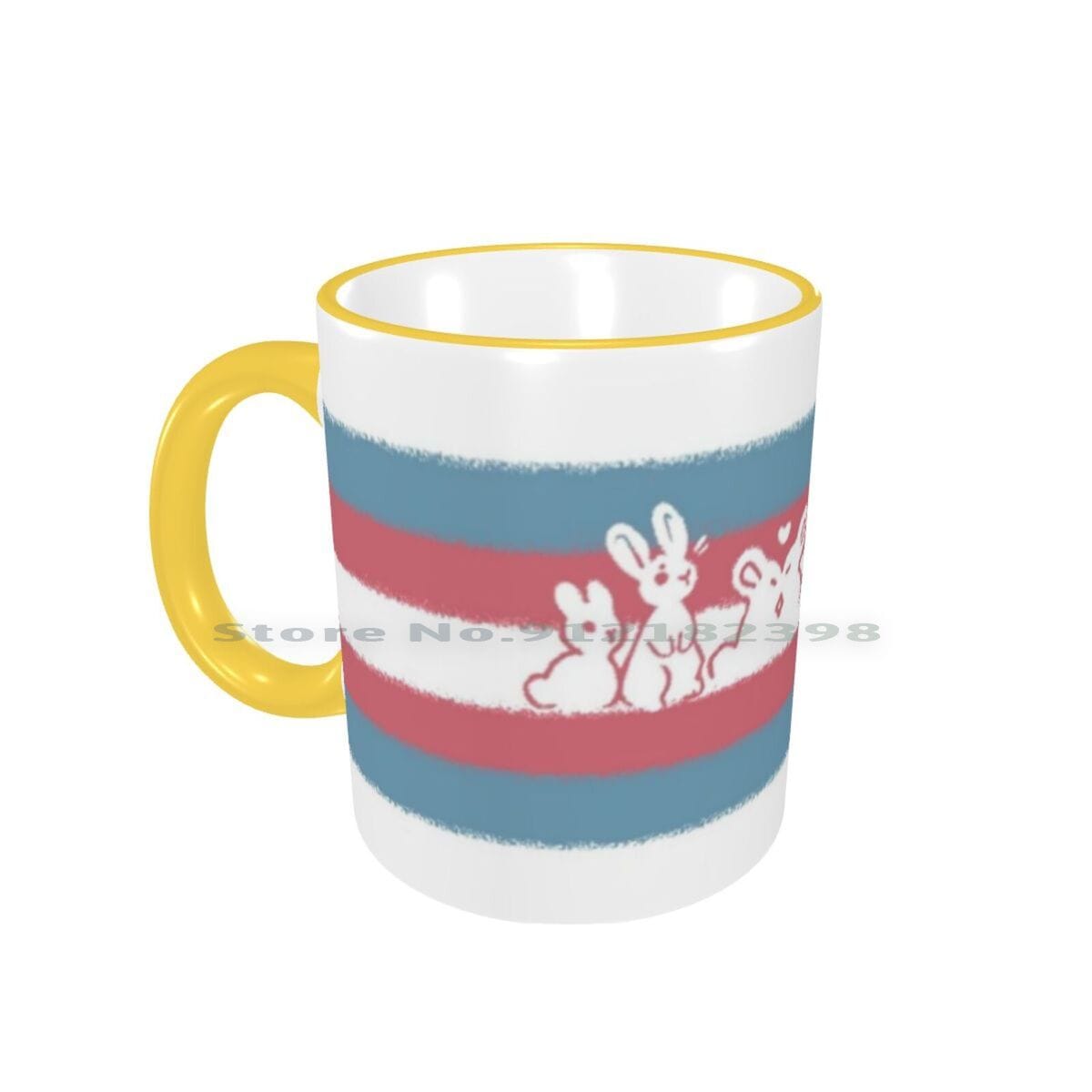 Trans Pride Rabbits Coffee/Tea Mug