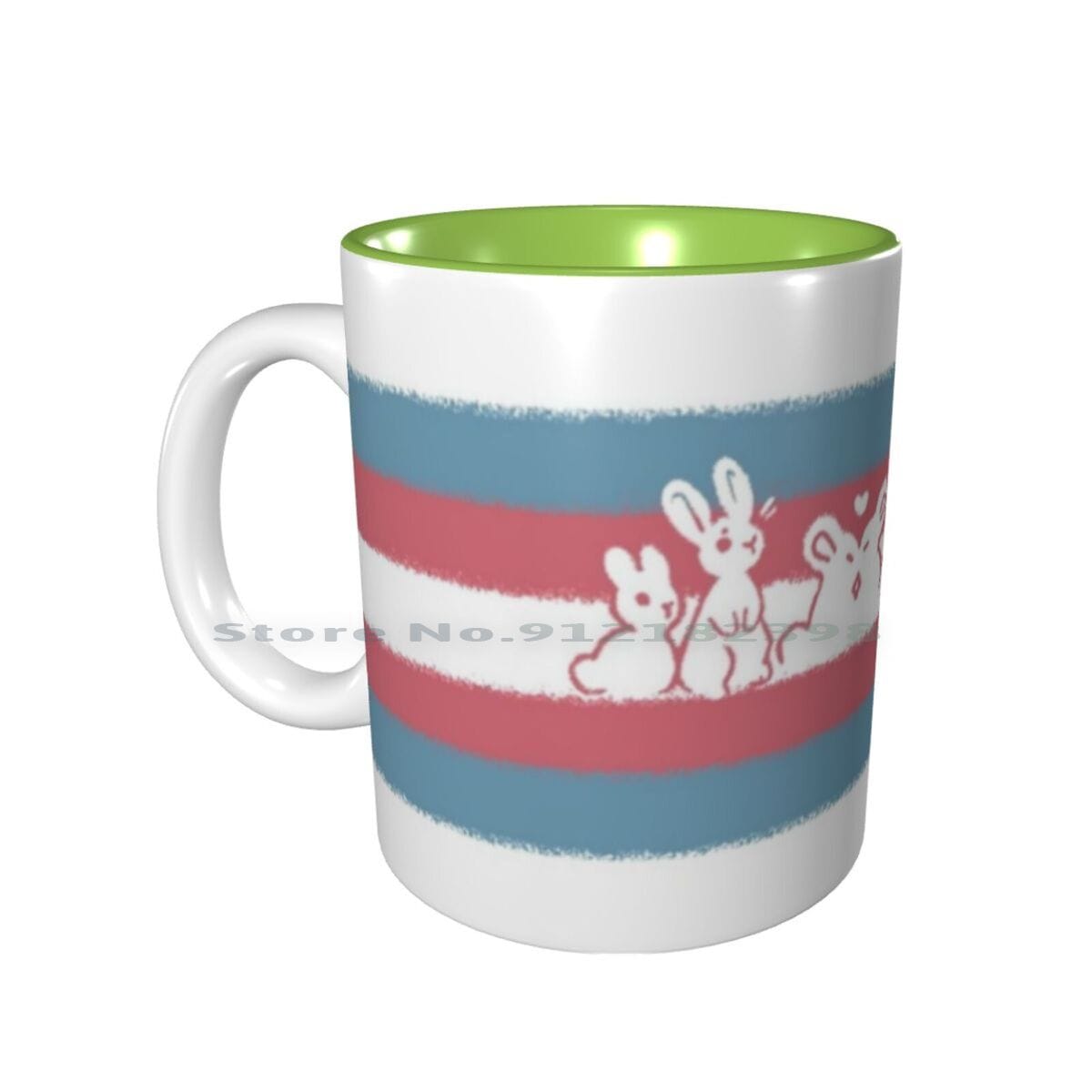 Trans Pride Rabbits Coffee/Tea Mug