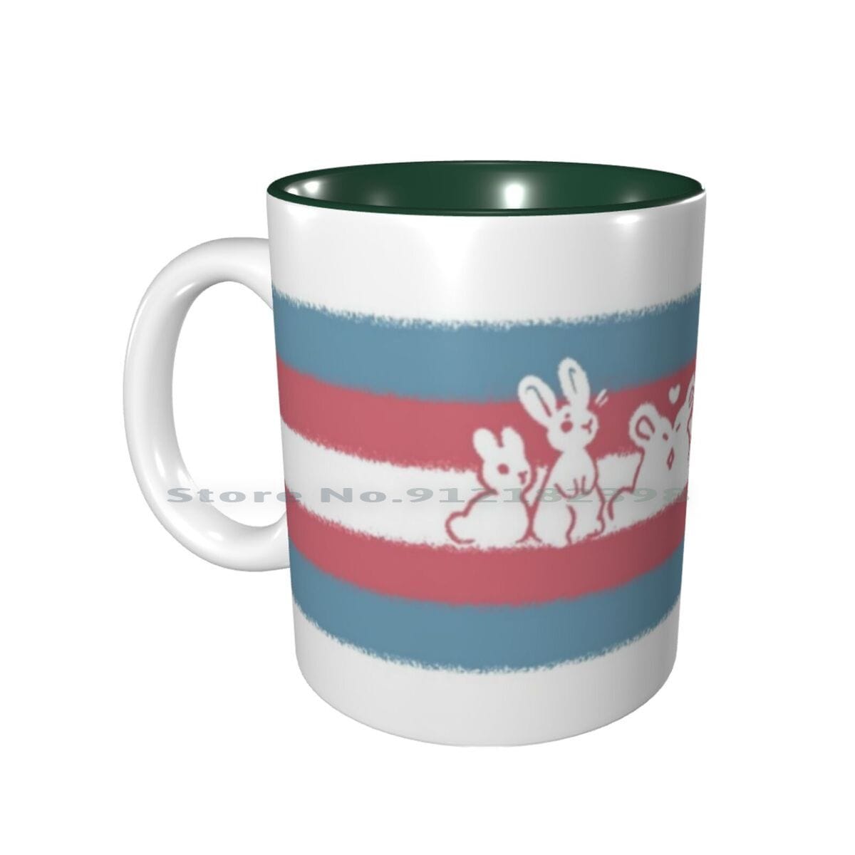 Trans Pride Rabbits Coffee/Tea Mug