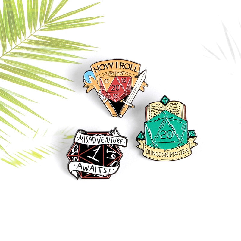 Tabletop Themed Pins