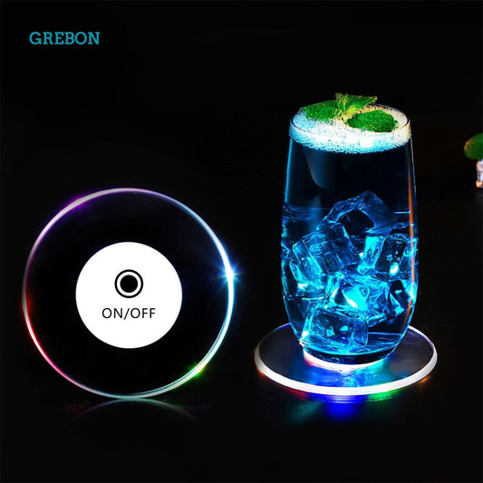 LED Coaster Cup Holder