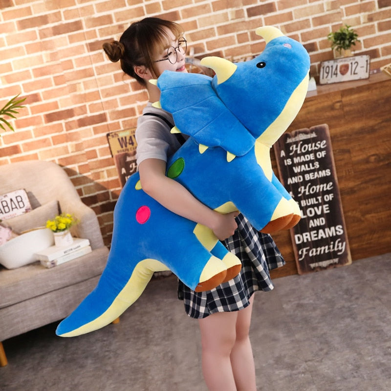 Big Plush Soft Triceratops