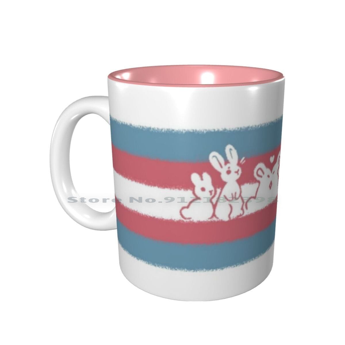 Trans Pride Rabbits Coffee/Tea Mug