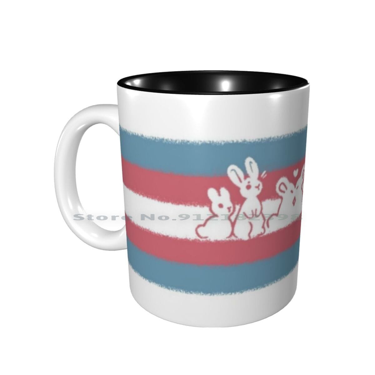 Trans Pride Rabbits Coffee/Tea Mug