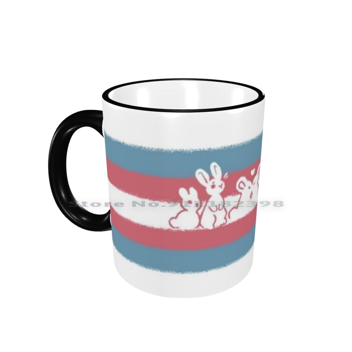 Trans Pride Rabbits Coffee/Tea Mug