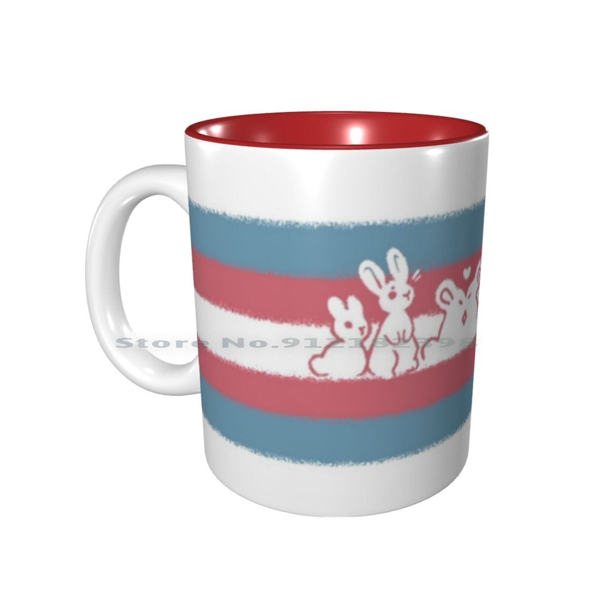 Trans Pride Rabbits Coffee/Tea Mug