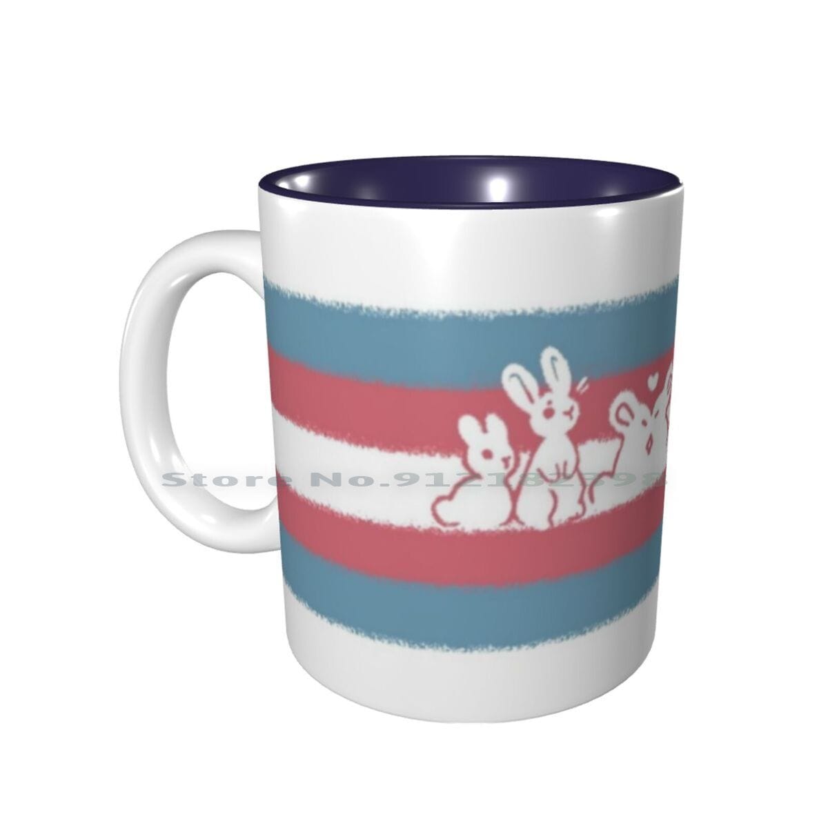 Trans Pride Rabbits Coffee/Tea Mug