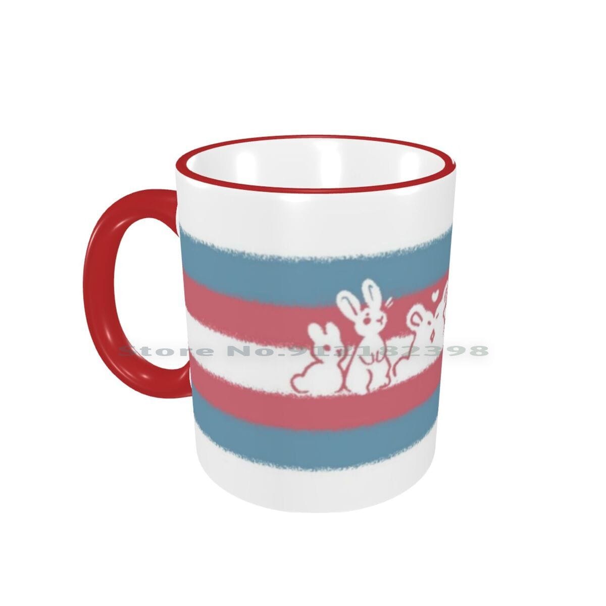 Trans Pride Rabbits Coffee/Tea Mug