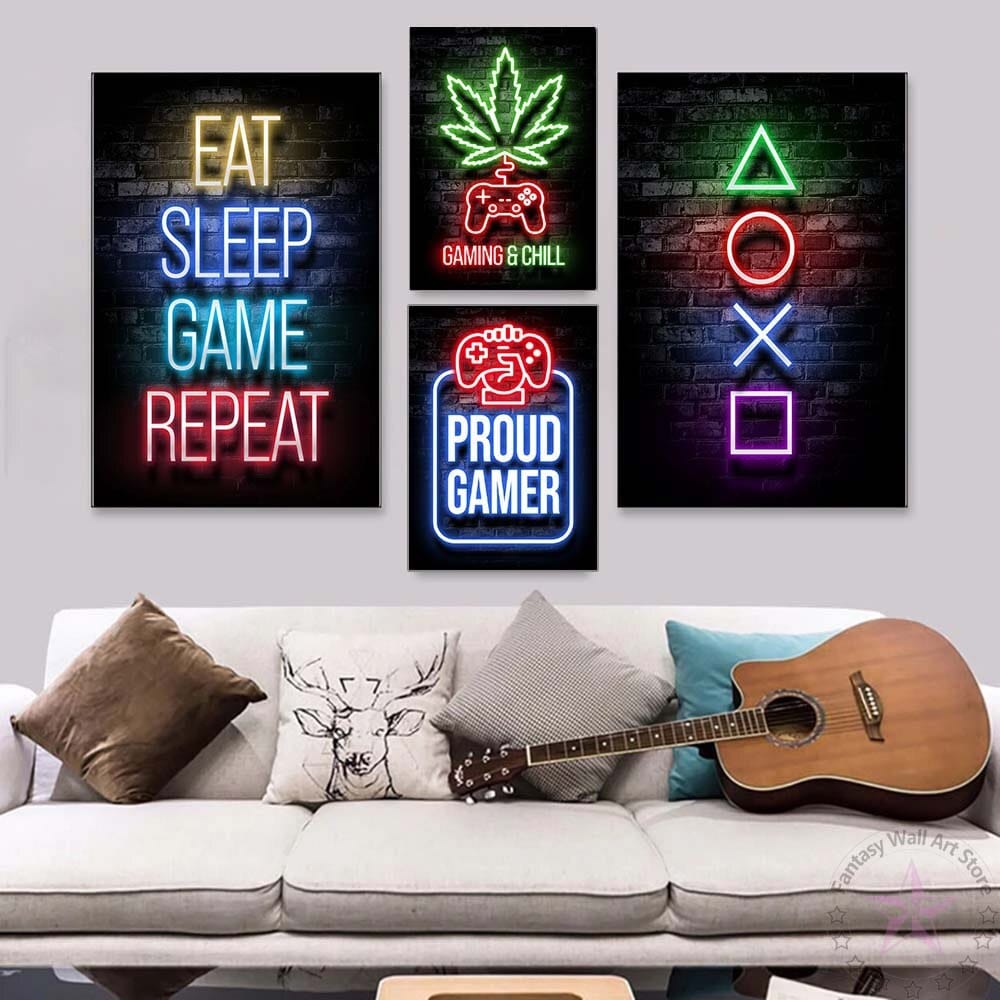 Canvas Gamer Posters