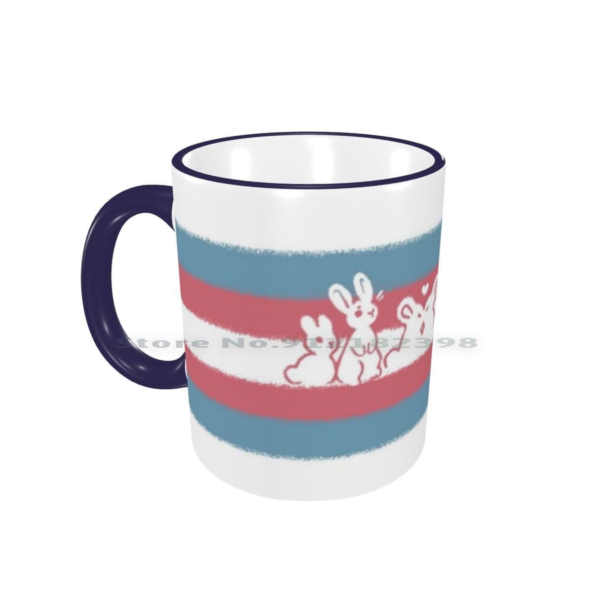 Trans Pride Rabbits Coffee/Tea Mug