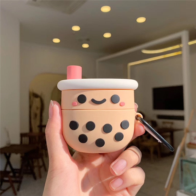 Bubble Milk Tea Case Cover For AirPods